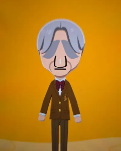 Mii-Porträt von Professor Pickle