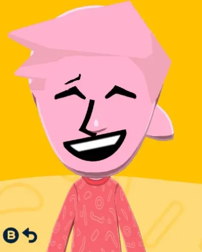 Mii portrait of Pink Addison (Deltarune)