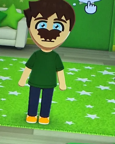 Mii-Porträt von Cursed Luigi