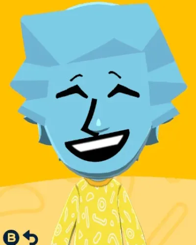 Mii portrait of Blue Addison (Deltarune)