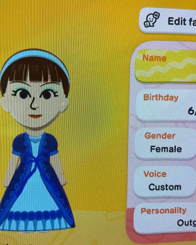 Mii-Porträt von Cinderella