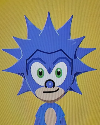 Mii portrait of Sonic