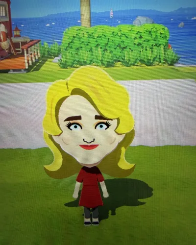 Mii portrait of Sabrina Carpenter