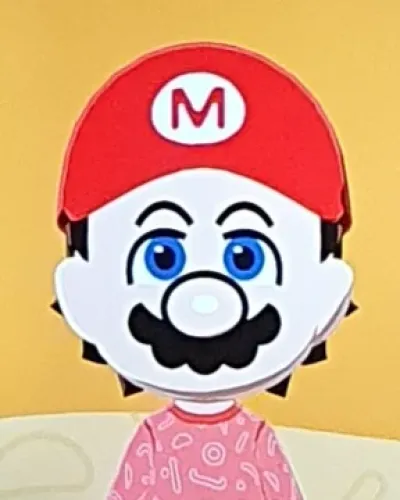 Mii portrait of Mario
