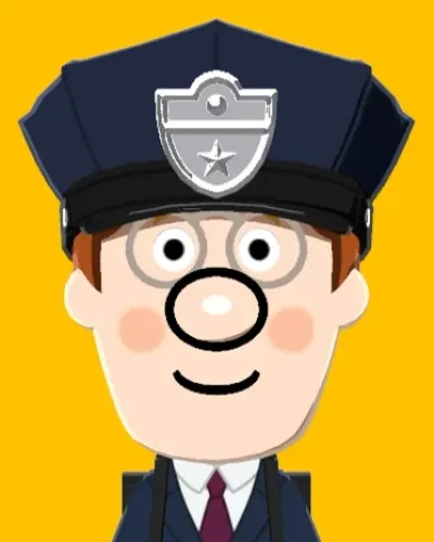 Mii-Porträt von Postman Pat