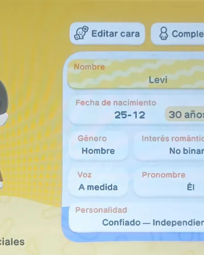 Mii-Porträt von Levi ackerman