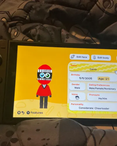Mii-Porträt von Caine
