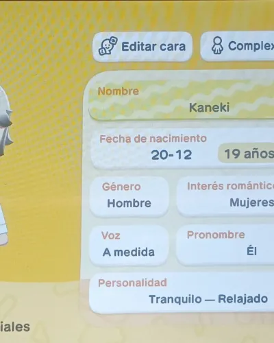 Mii-Porträt von Ken kaneki