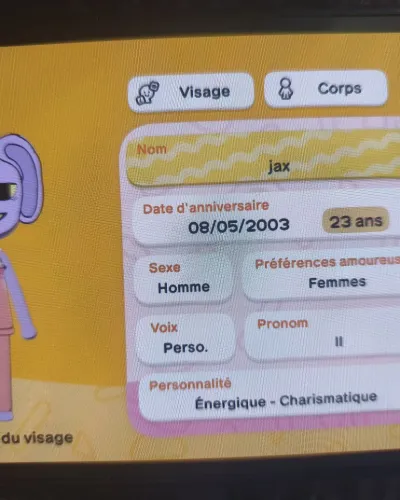 Mii portrait of Jax