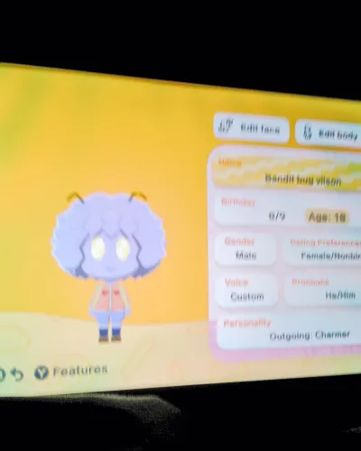 Mii portrait of Bandit bug