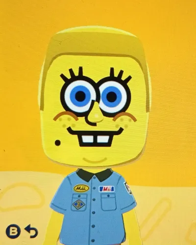 Mii-Porträt von SpongeBob