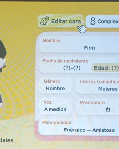 Mii-Porträt von Finn Ames