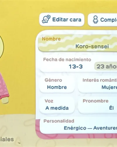 Mii-Porträt von Koro-sensei