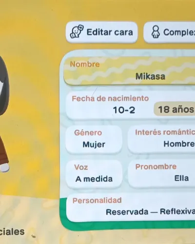 Mii-Porträt von Mikasa Ackerman