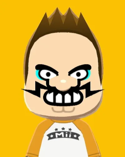 Mii portrait of Wario