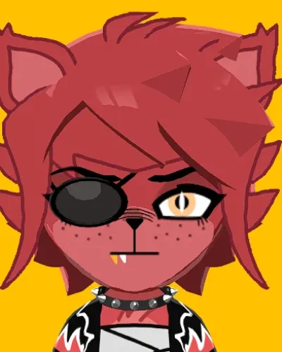 Mii portrait of Fexa the pirate fox