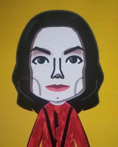 Mii-Porträt von Michael Jackson