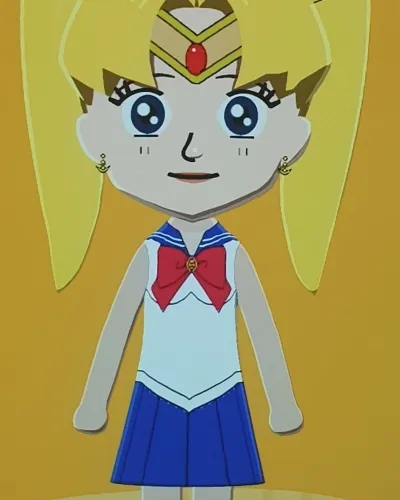 Mii-Porträt von Sailor moon