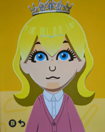 Mii-Porträt von Princess peach