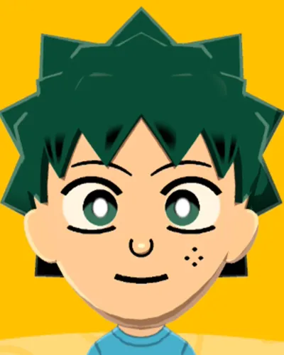 Mii-Porträt von Izuku Midoriya / Deku