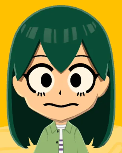 Mii-Porträt von Tsuyu Asui / Froppy