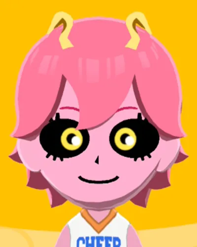 Mii-Porträt von Mina Ashido / Pinky