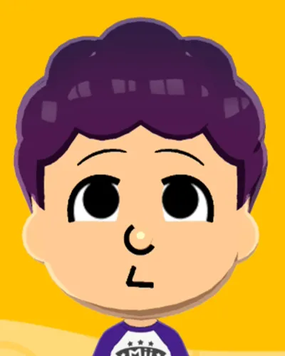 Mii-Porträt von Minoru Mineta / Grape Juice