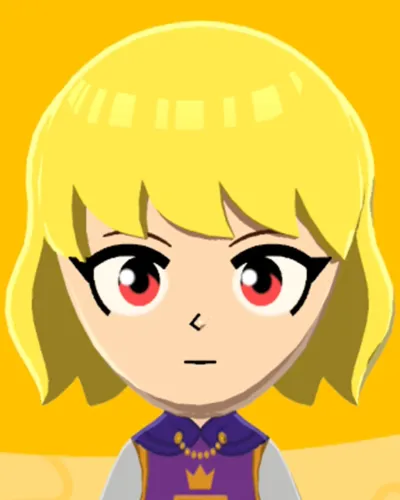 Mii-Porträt von Kurapika (Hunter x Hunter)