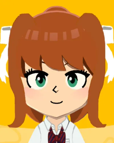Mii-Porträt von Monika (DDLC)