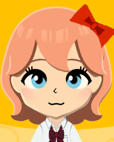 Mii-Porträt von Sayori (DDLC)