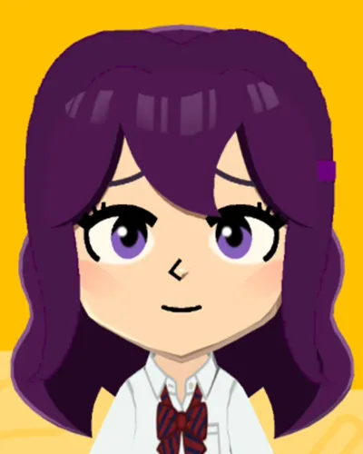 Mii-Porträt von Yuri (DDLC)
