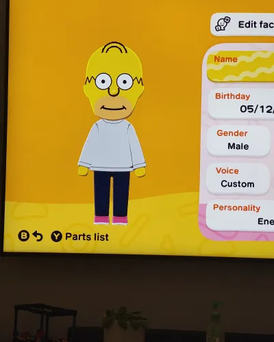 Mii-Porträt von Homer