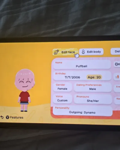 Mii-Porträt von Puffball