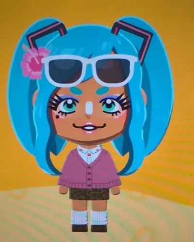 Mii portrait of Gyaru Miku