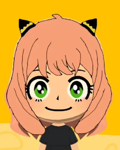Mii portrait of Anya Forger