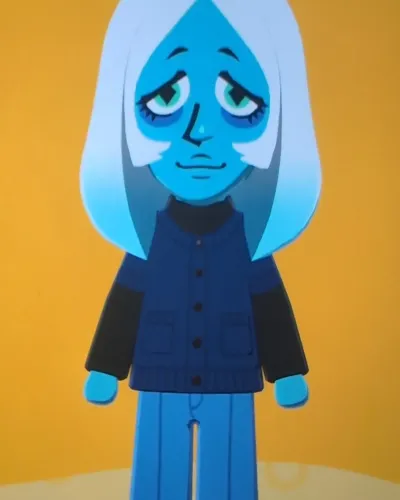 Mii portrait of Blue Diamond
