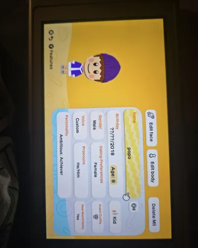 Mii-Porträt von Popo