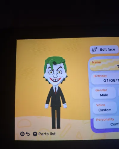 Mii-Porträt von The Joker