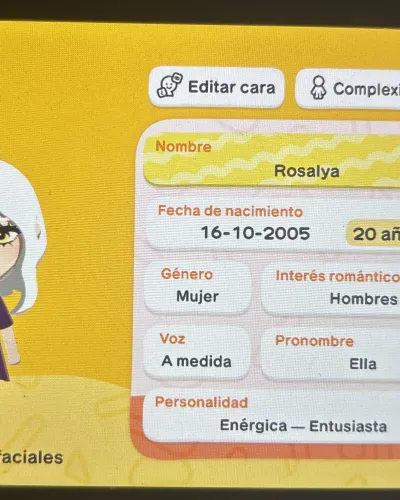 Mii-Porträt von Rosalya