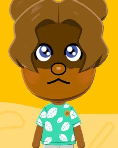 Mii portrait of Nepp; Timmy (ACNH)