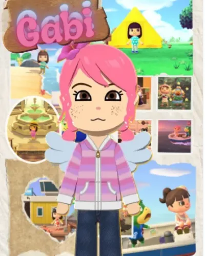 Mii portrait of Gabi (That's Mii; My ACNH charackter)
