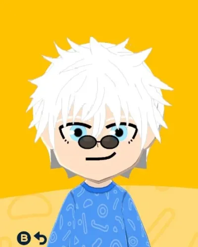 Mii portrait of Gojo Satoru