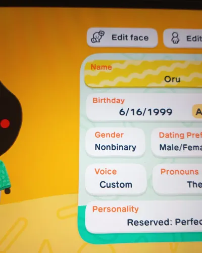Mii-Porträt von Oru