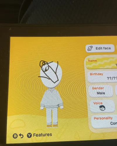 Mii-Porträt von 1st guy
