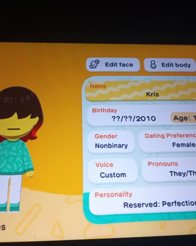 Mii-Porträt von Kris