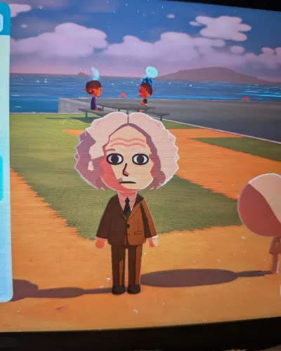 Mii-Porträt von Albert Einstein