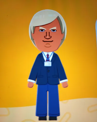 Mii-Porträt von Donald Trump