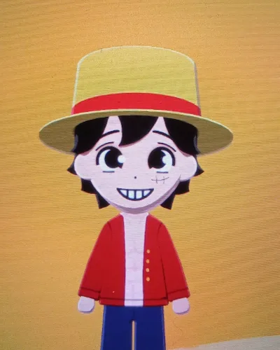 Mii-Porträt von Luffy