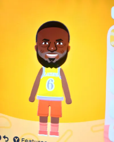 Mii portrait of Lebron James