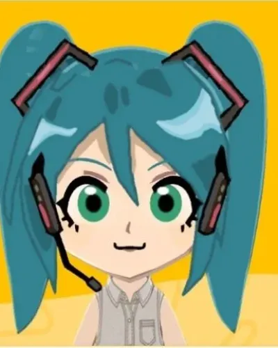 Mii-Porträt von Miku